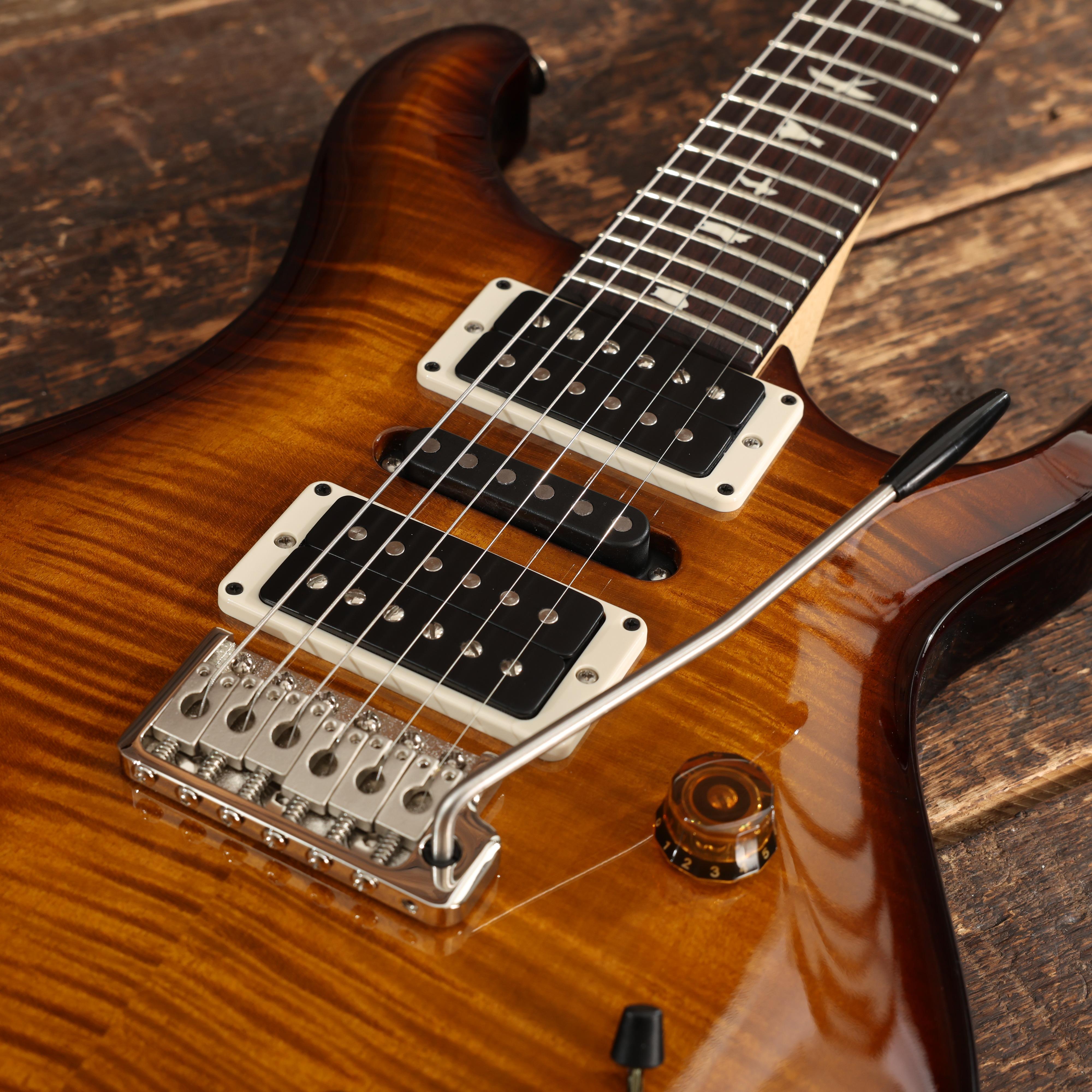 ギター PRS CE24 Amber 2006 PRS Limited Edition CE24 Special HSH In Black amber - Andertons